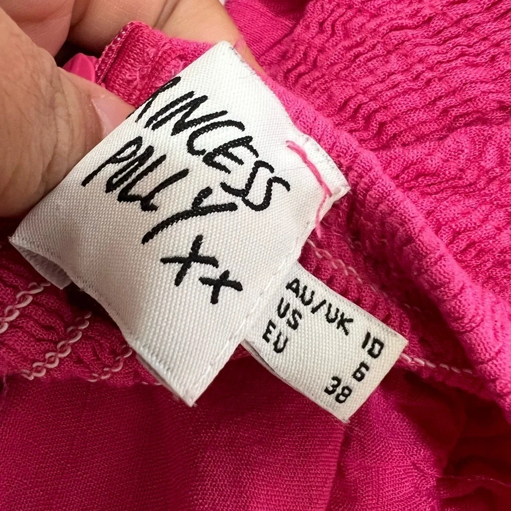Princess Polly Someday Soon Mini Dress Pink size 6